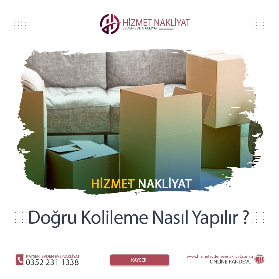 Doğru Kolileme Nasıl Yapılır hakkında bilgi veren nakliyat içeriği