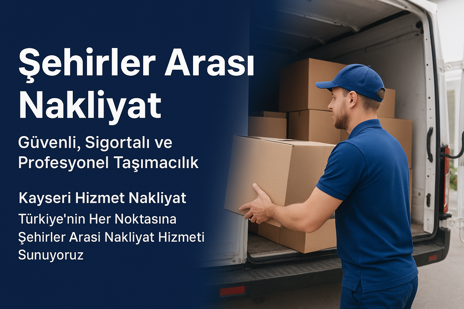 Kayseri nakliyat hizmetleri, fiyat aralıkları ve süreç detayları hakkında bilgi veren nakliyat içeriği